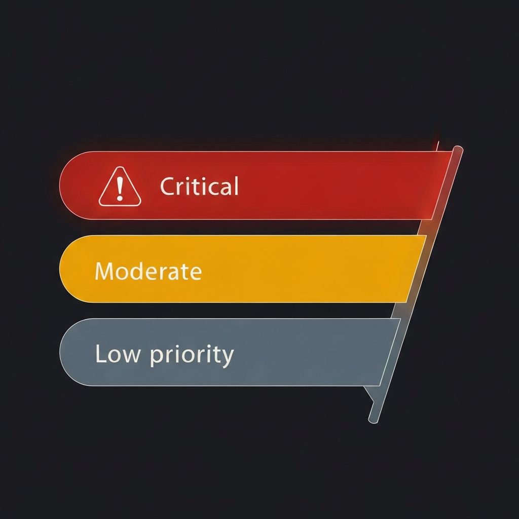 Severity triage: not all feedback deserves the same response